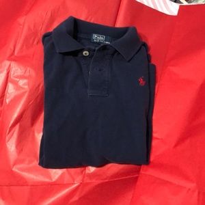 Navy blue polo short sleeve